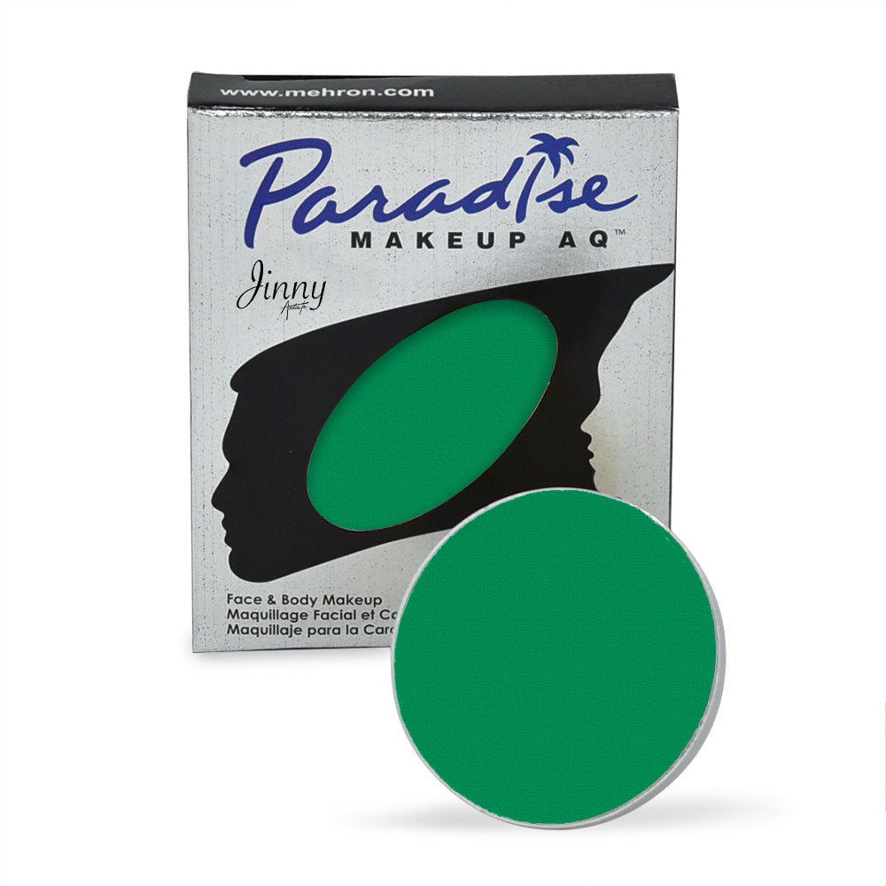 Mehron Paradise AQ Paint Size .25 ounce Refill Color Amazon Green