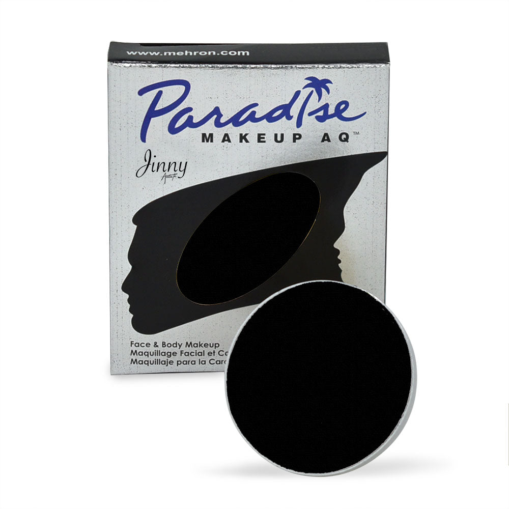 Mehron Paradise AQ Paint Size .25 ounce Refill Color Black