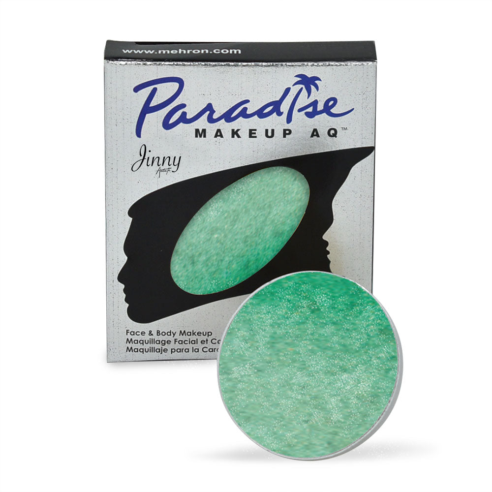 Mehron Paradise AQ Paint Size .25 ounce Refill Color Metallic Green