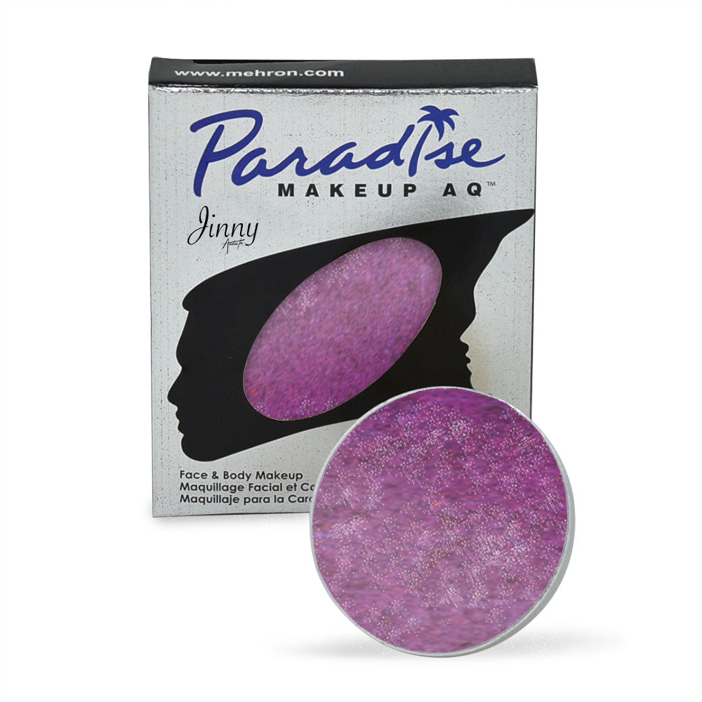 Mehron Paradise AQ Paint Size .25 ounce Refill Color Metallic Purple