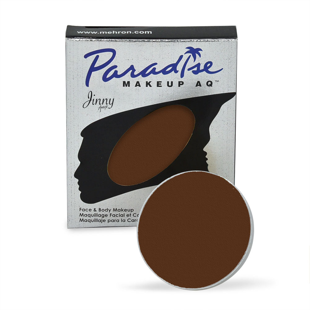 Mehron Paradise AQ Paint Size .25 ounce Refill Color Dark Brown