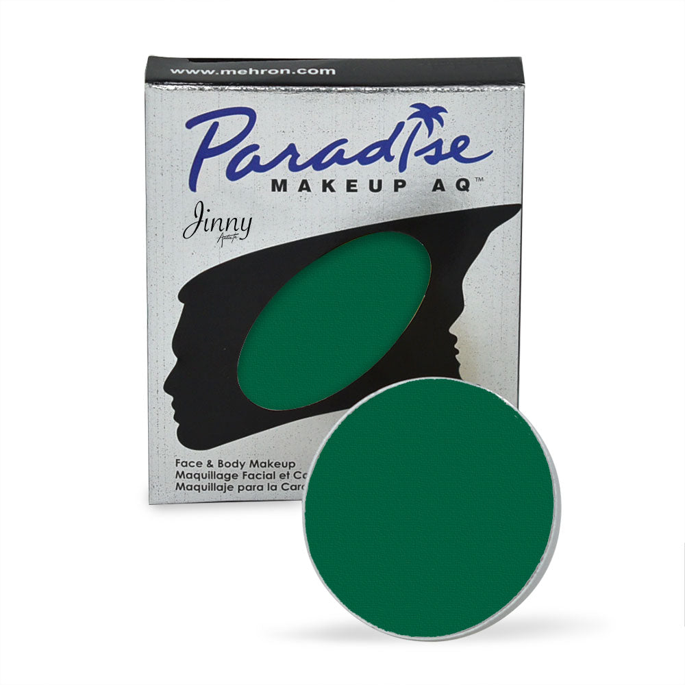 Mehron Paradise AQ Paint Size .25 ounce Refill Color Dark Green