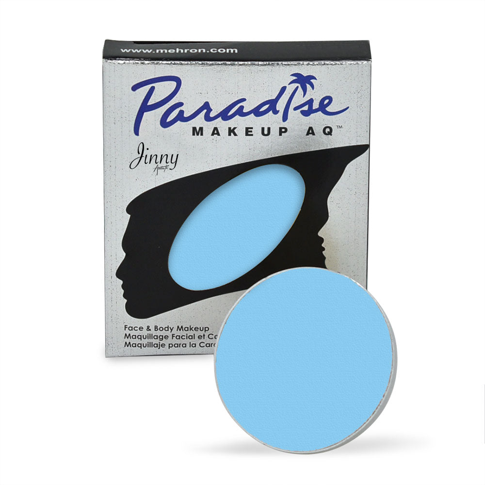 Mehron Paradise AQ Paint Size .25 ounce Refill Color Light Blue