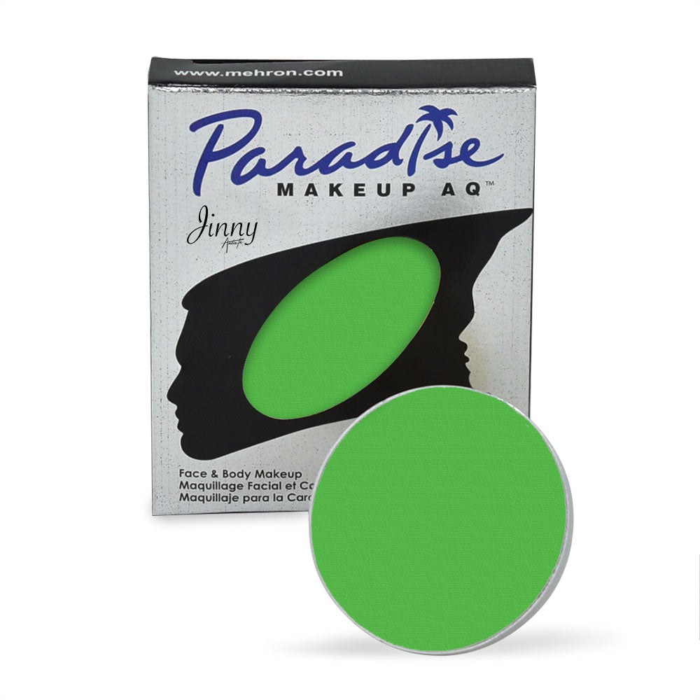 Mehron Paradise AQ Paint Size .25 ounce Refill Color Light Green