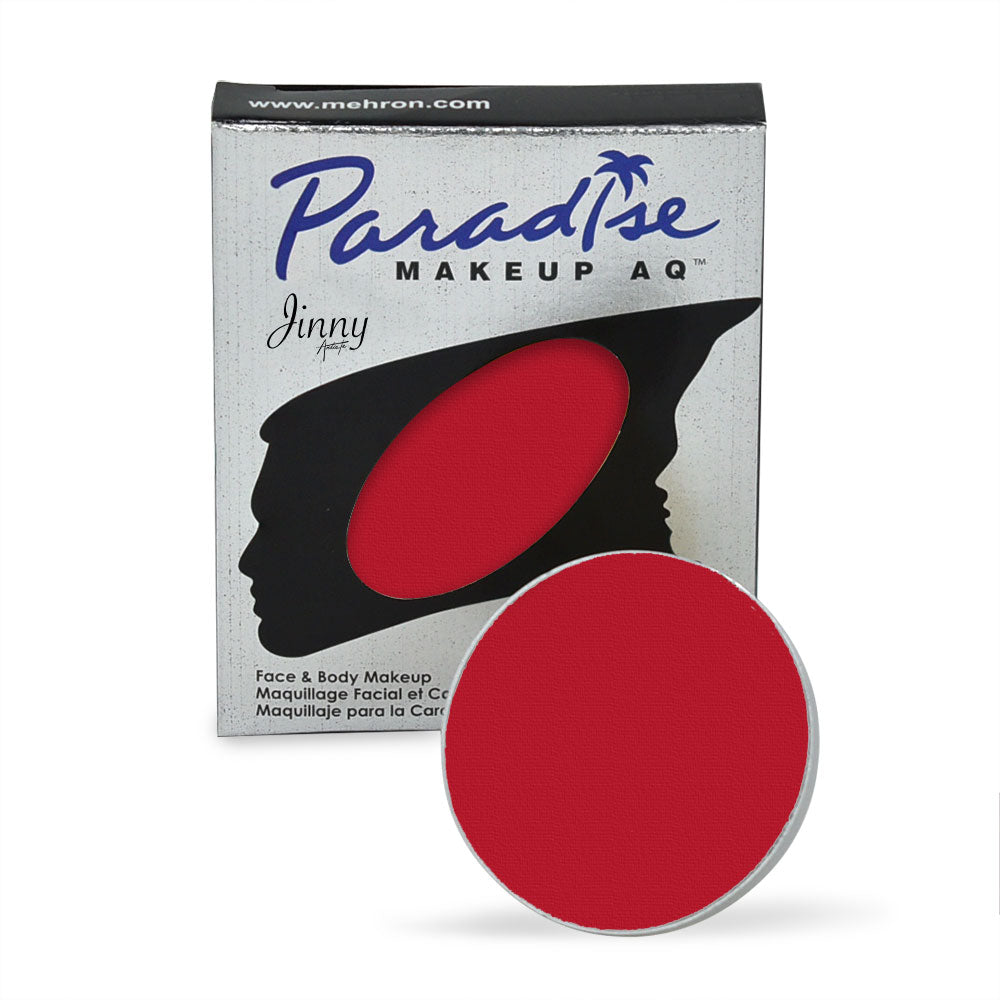 Mehron Paradise AQ Paint Size .25 ounce Refill Color Red