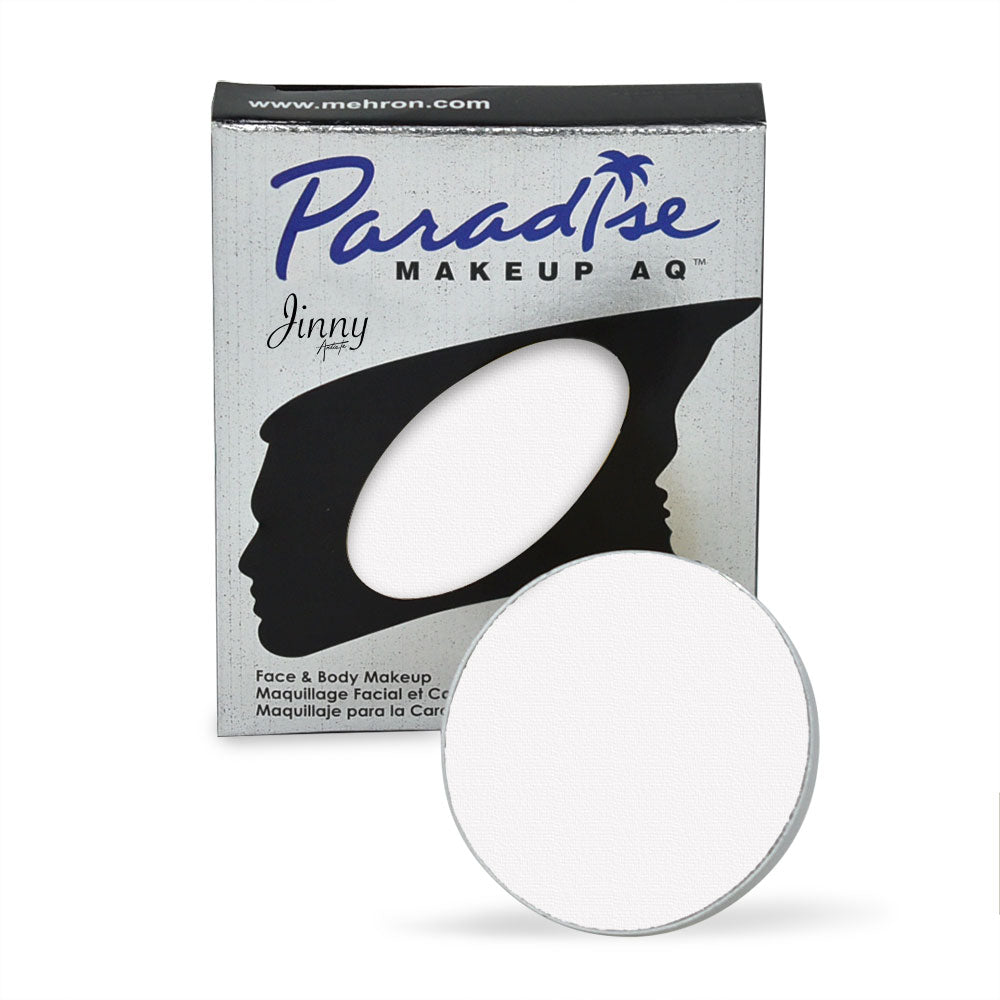 Mehron Paradise AQ Paint Size .25 ounce Refill Color White