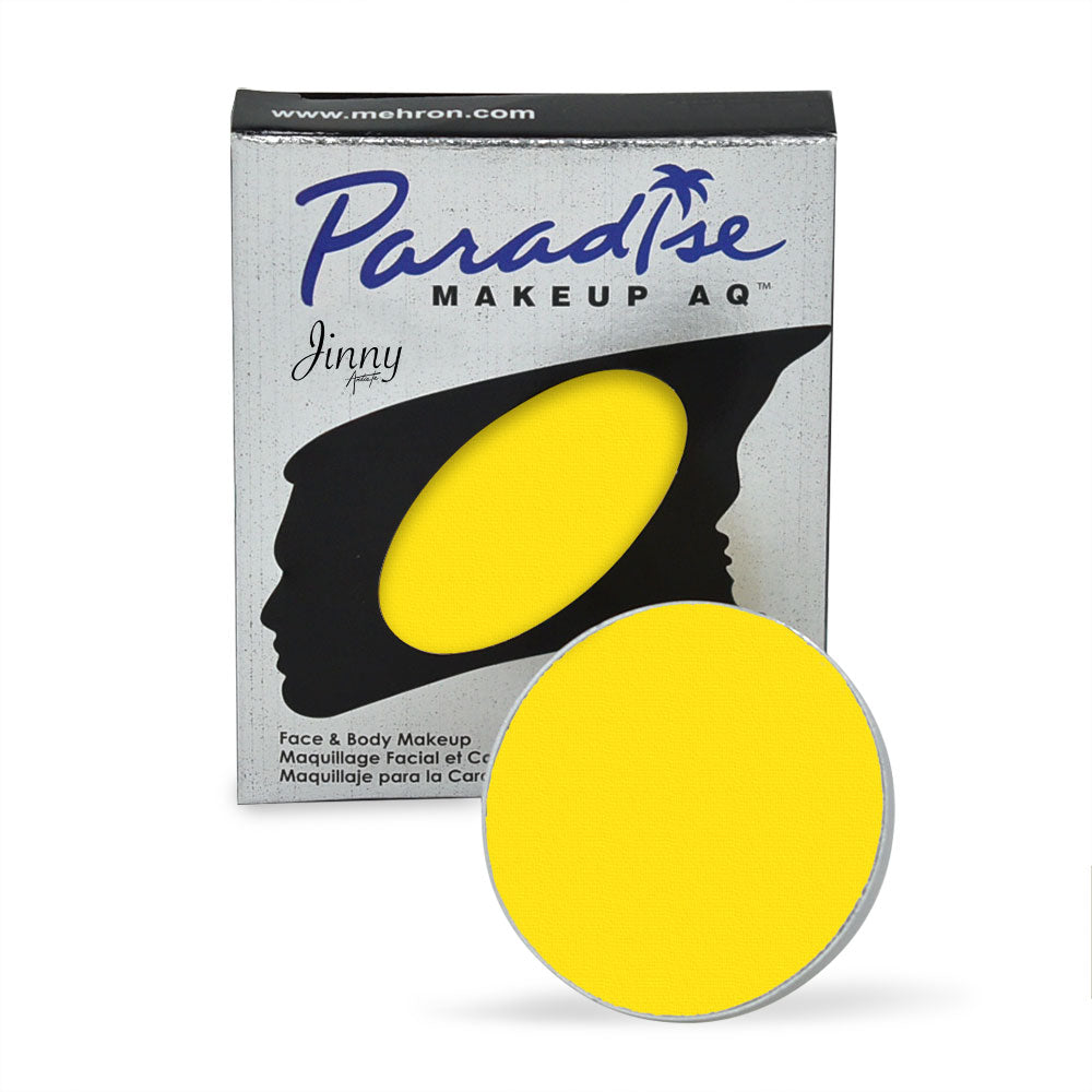 Mehron Paradise AQ Paint Size .25 ounce Refill Color Yellow
