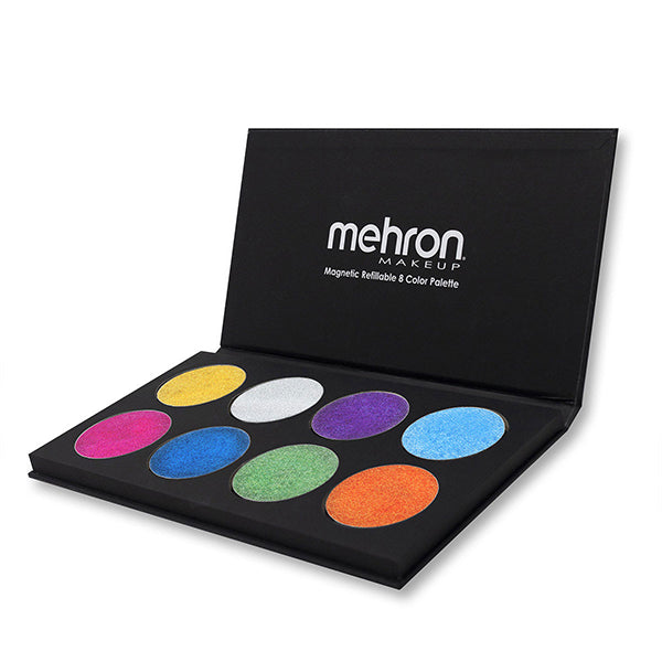 Mehron Paradise Makeup AQ 8 Color Palette Color Brillant Metallic