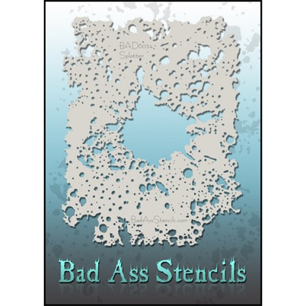 BadAss Stencil Pattern Splatter