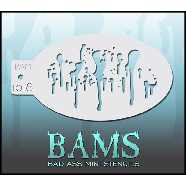 Badass Mini Stencil Design Drips
