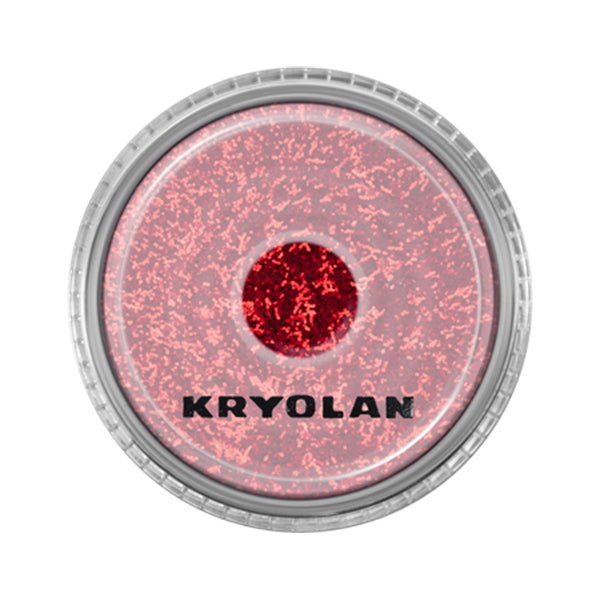 Kryolan Polyester Glimmer Medium Color Bright Red