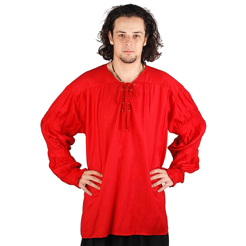 Pirate Dressing Redbeard Shirt color red