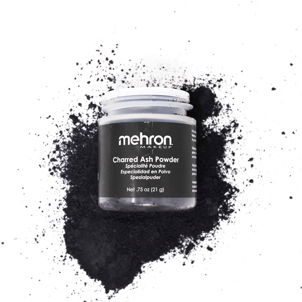 Mehron Specialty Powder for SFX Size .75 oz color charred ash
