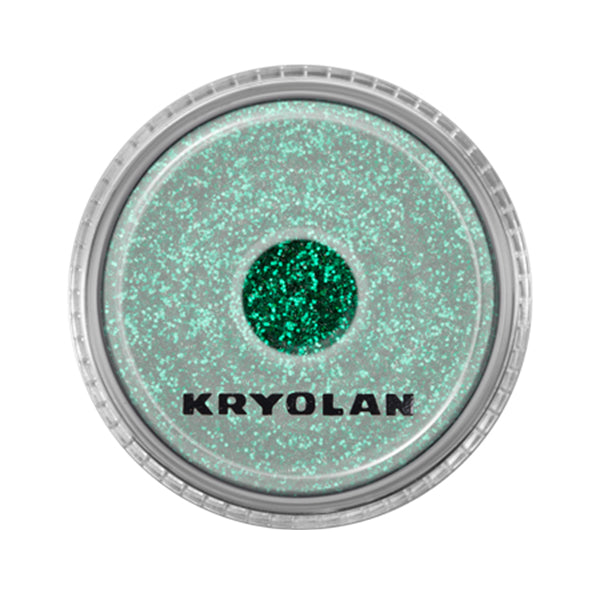 Kryolan Polyester Glimmer Medium Color Emerald Green