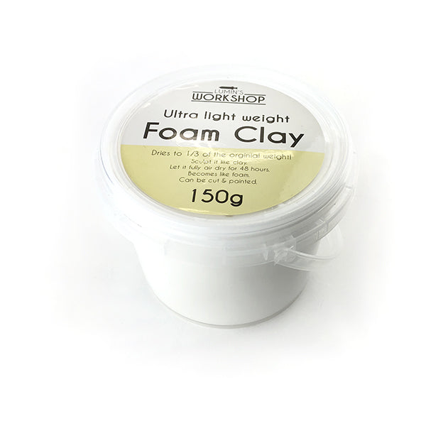 Lumin's Workshop Foam Clay Size 150 grams Color White