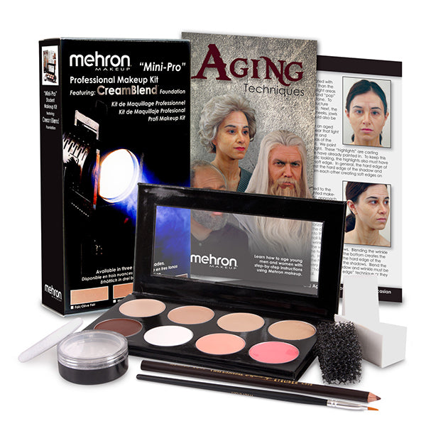 Mehron Mini-Pro Professional Makeup Kit Color Fair Olive Fair