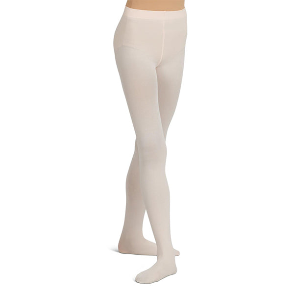 Capezio Ultra Soft Self Knit Waistband Footed Tight Color Light Pink