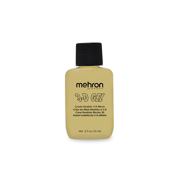 Mehron 3D Gel Size 0.5 ounce Color Clear