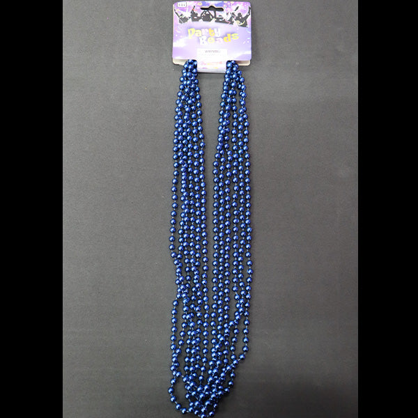 Forum Novelties Metallic Party Beads Color Dark Blue