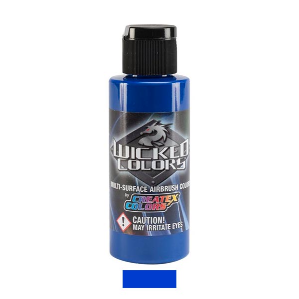Createx Wicked Colors Acrylic Paint 2oz Color blue