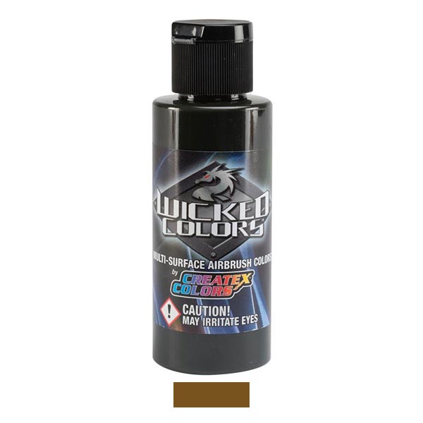 Createx Wicked Detail Colors Acrylic Paint 2oz Color Sepia