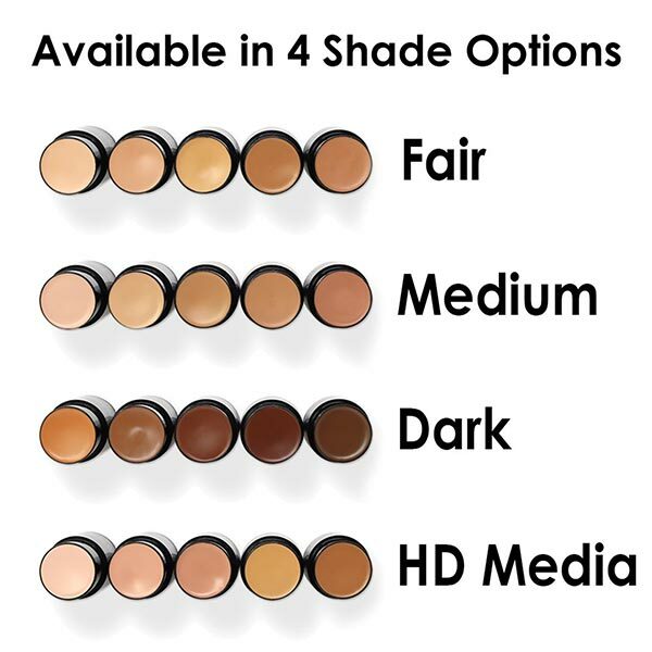 Mehron Creamblend All-Pro Makeup Kit Color Chart