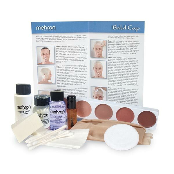 Mehron Bald Cap Premium Makeup Kit
