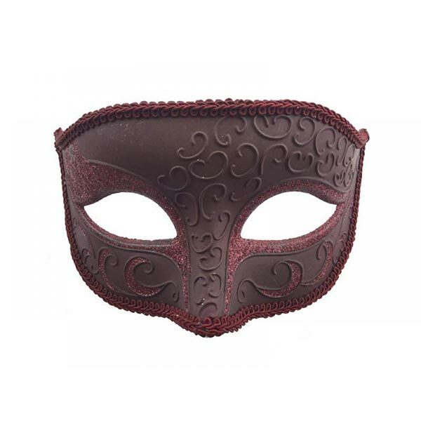 KBW Eric Men's Masquerade Mask Red