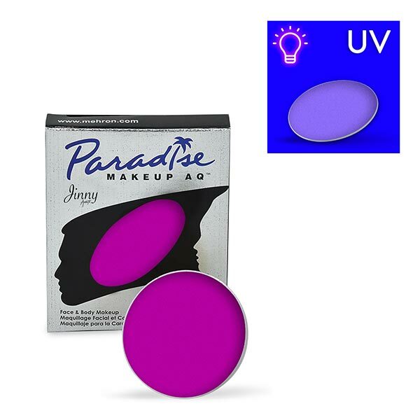 Mehron Paradise Makeup AQ Neon UV Glow Refill Size - Nebula