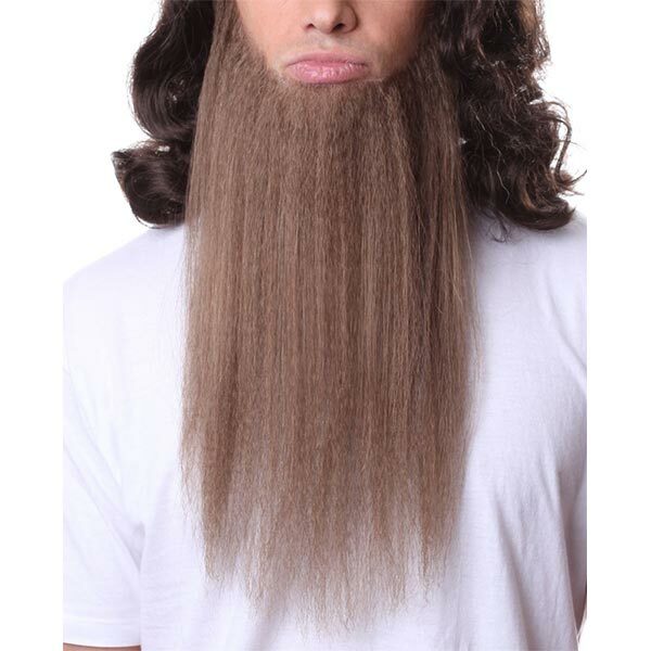 West Bay Long Human Hair Beard color brown