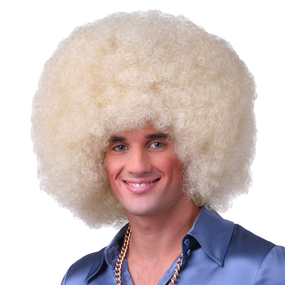 Afro Wig by West Bay color blonde