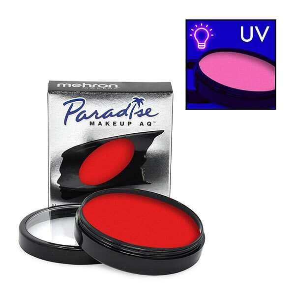 Mehron Paradise Makeup AQ Neon UV Glow Pro Size - Vulcan