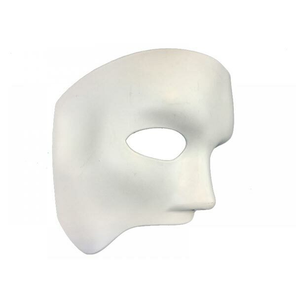 Phantom White Masquerade Mask