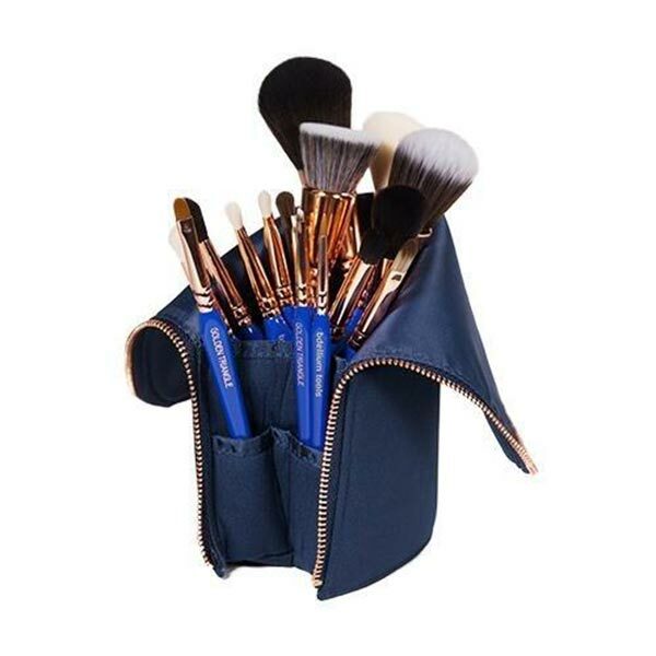 bdellium tools Golden Triangle Phase I Complete 15pc Brush Set with Pouch