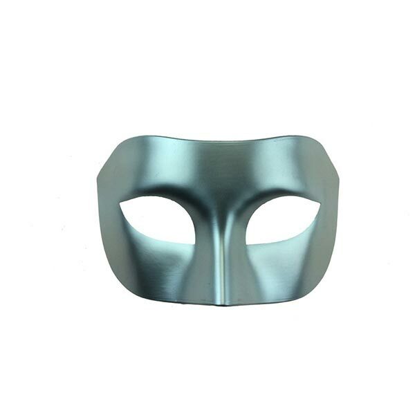 KBW Aaron Men's Masquerade Mask - Silver