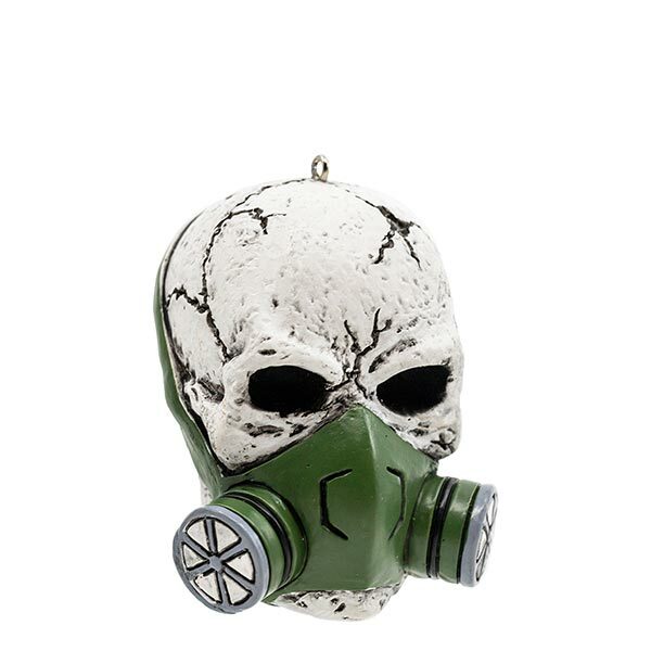 Horrornaments Biohazard Skull Ornament