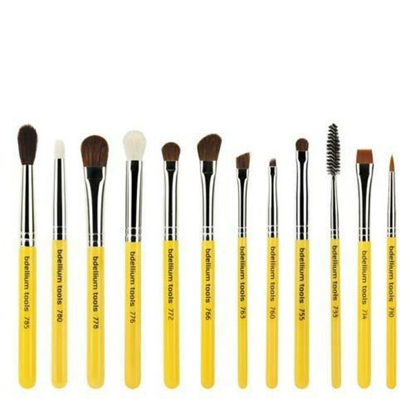 bdellium tools Travel Eyes 12pc Brush Set with Pouch