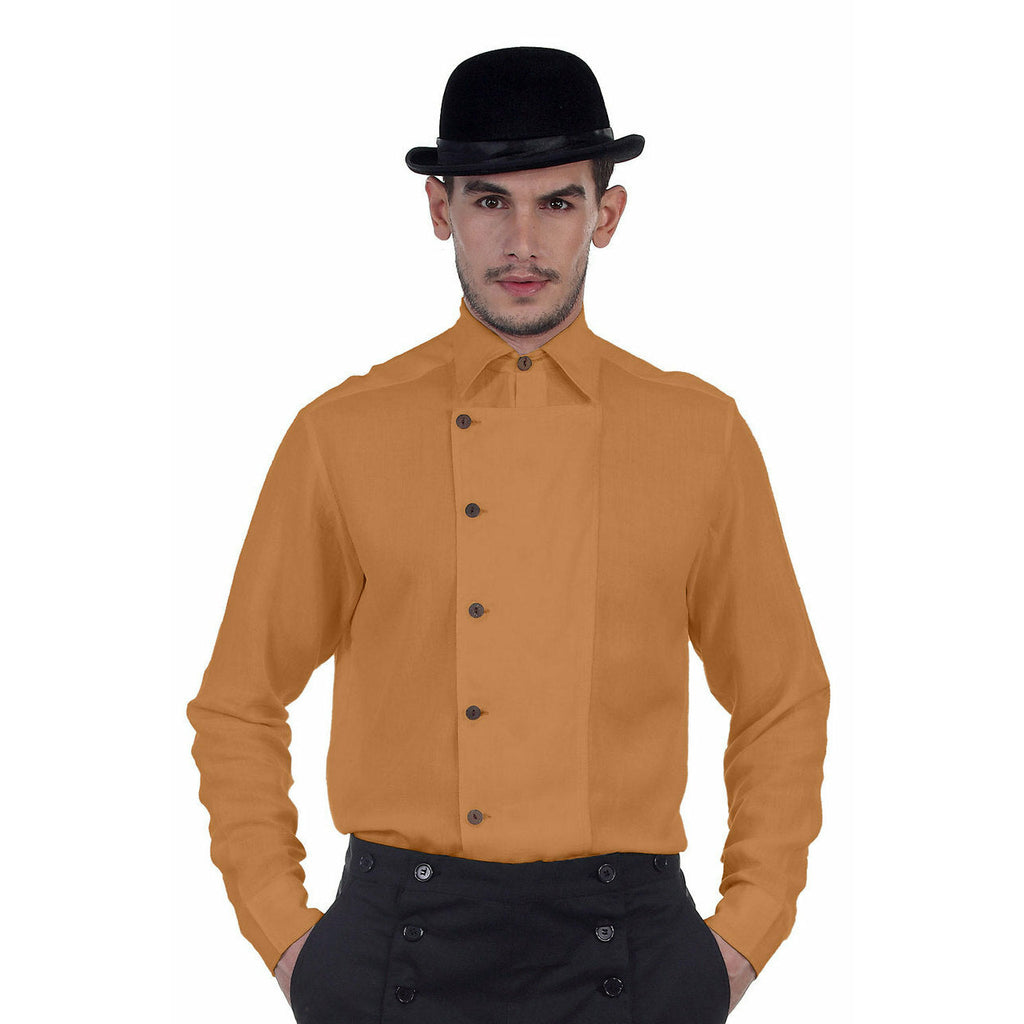 Pirate Dressing Ulysses Side-Button Shirt color gold