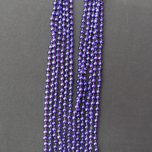 Forum Novelties Metallic Party Beads Color Purple