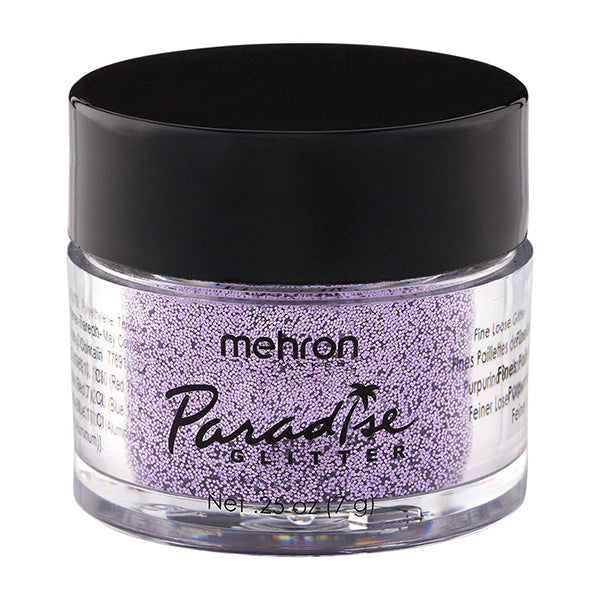 Mehron Paradise Glitter Color Pastel Lavender